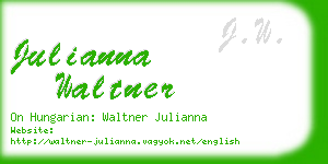 julianna waltner business card